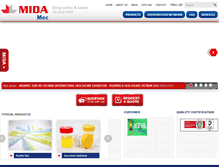 Tablet Screenshot of midamec.com